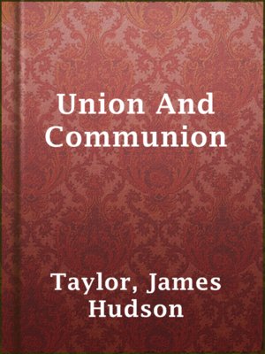 cover image of Union And Communion